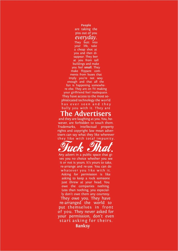 Banksy advert