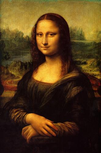 The Mona Lisa (La Gioconda or La Joconde, or Portrait of Lisa Gherardini, wife of Francesco del Giocondo) 