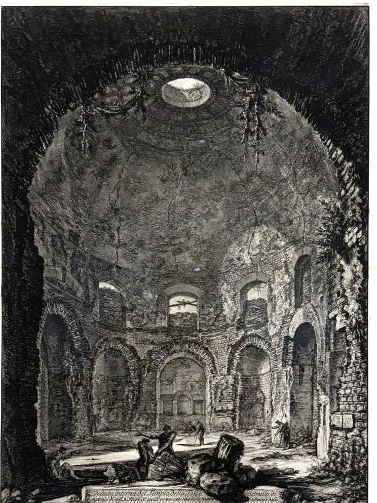 Vertude Interna del Tempio della Tosse, c. 1764 - Giovanni Battista Piranesi